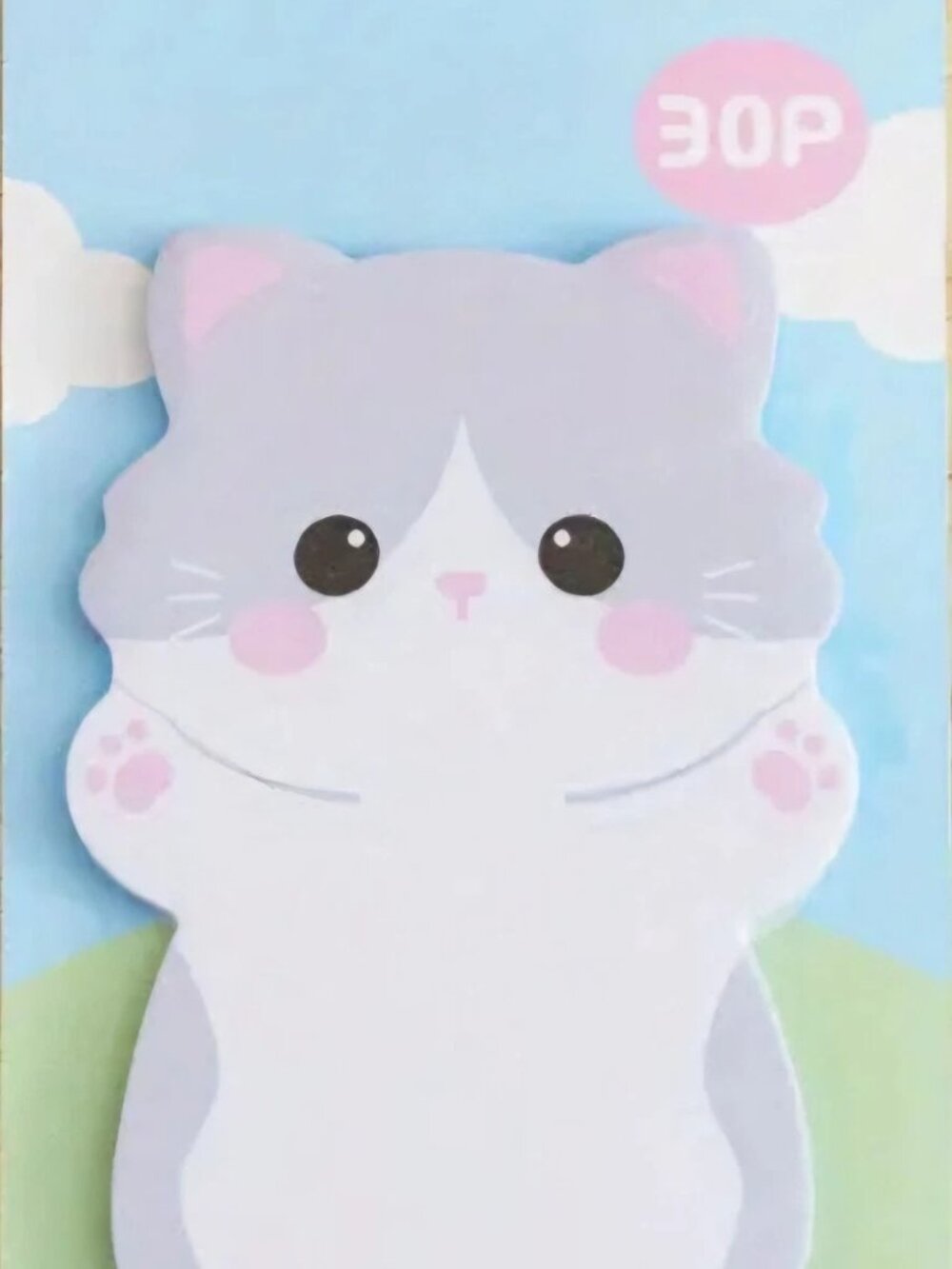 Kawaii baby kitten kitty cat Neko mini sticky note memo pad